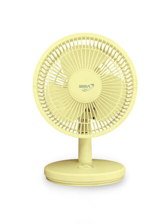 พัดลมตั้งโต๊ะ 8 นิ้ว MIRA M-71 LEMON